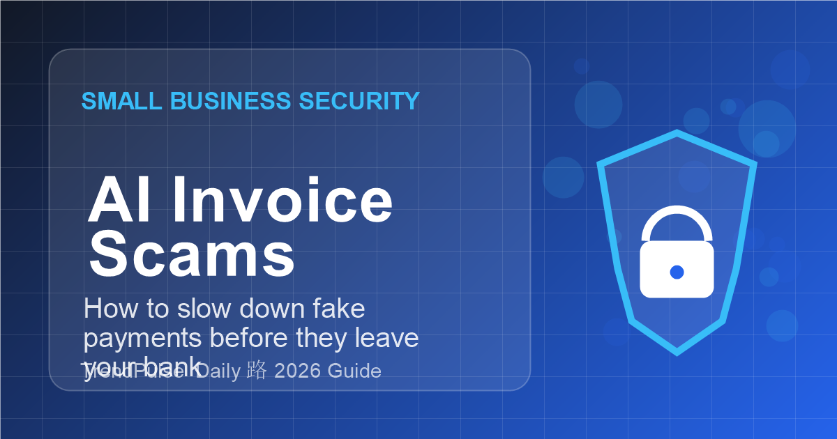 AI Invoice Scams Are Getting Smarter: A Small Business Defense Guide for 2026